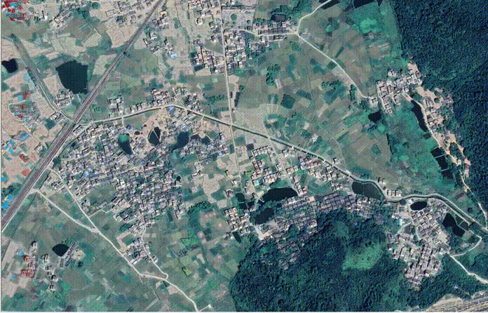 2008年航拍地图 农村图片