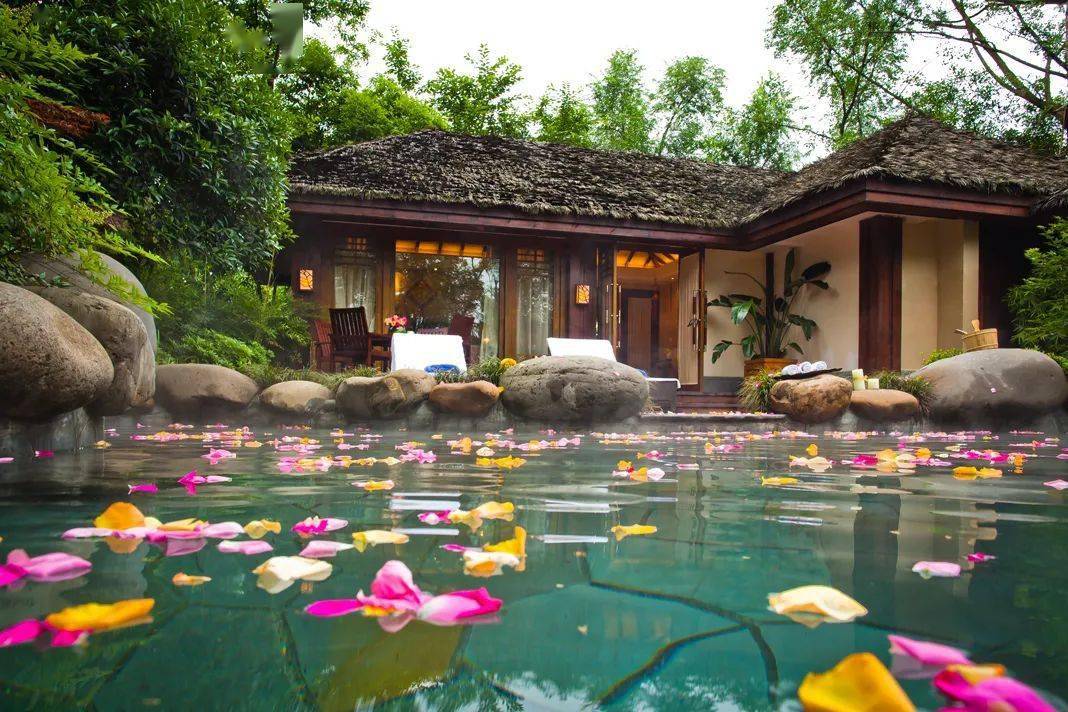 青城山下泡温泉冬日精奢度假体验从豪生开始