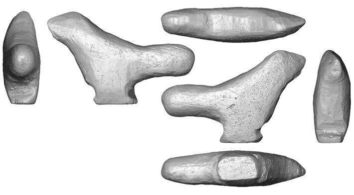 这只灵井鸟雕像具有13500年历史.