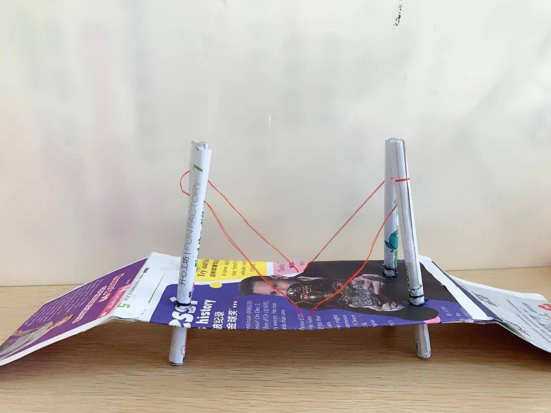 造一座纸桥筑一个梦想记双语部六年级科学作业展
