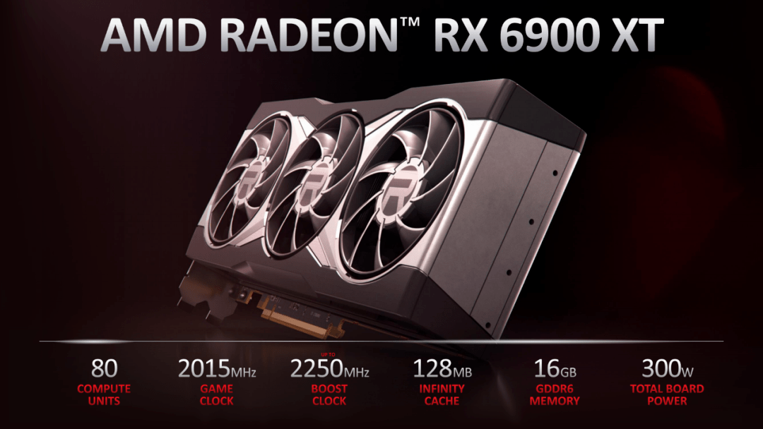 radeon rx 6900xt鉴赏及性能测试rx 6900xt采用了和rx 6800xt相同的