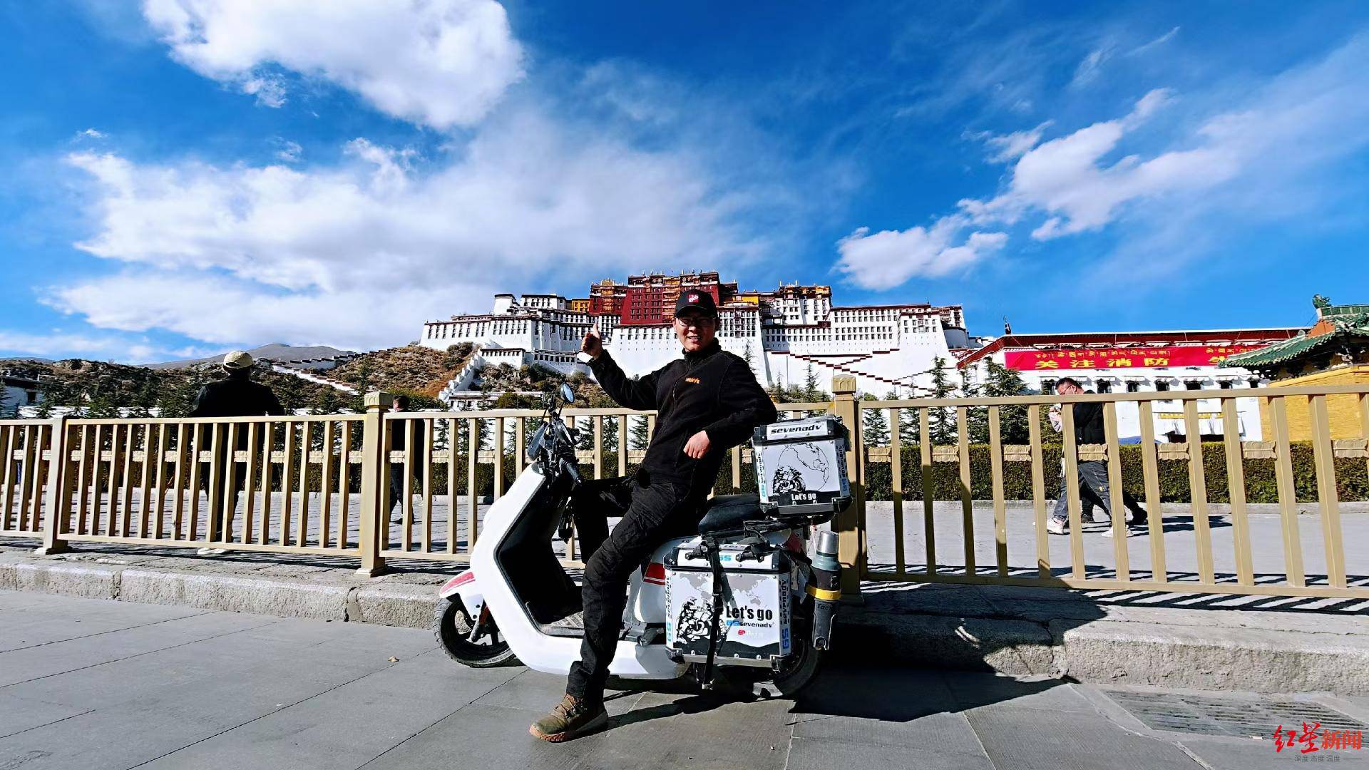 曾挑战-41℃极寒露营!"电动车环游中国的第一人"骑行到成都