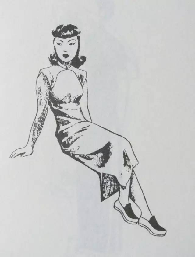 作为小资生活家代表的张爱玲,曾给不少杂志画过插图,大都是生活与时装