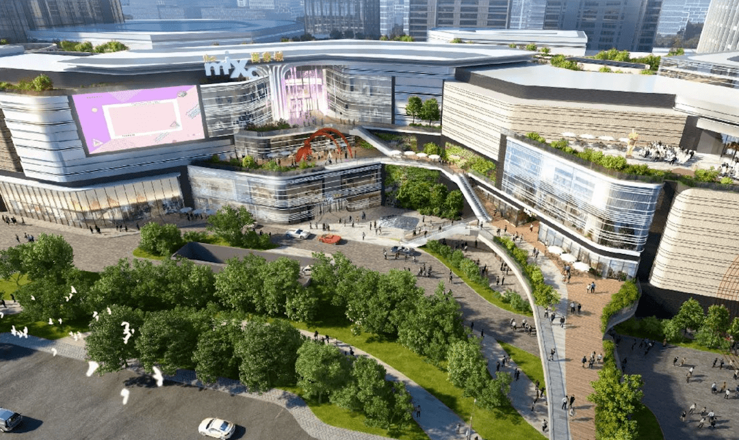 滨江cbd老港区万象综合体建筑方案公布最新效果图曝光