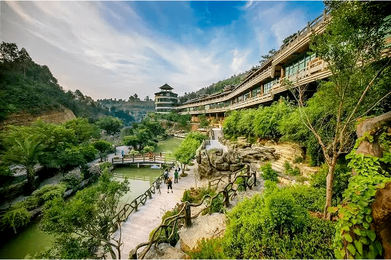 龙门水都温泉酒店&宜州的龙珠山庄