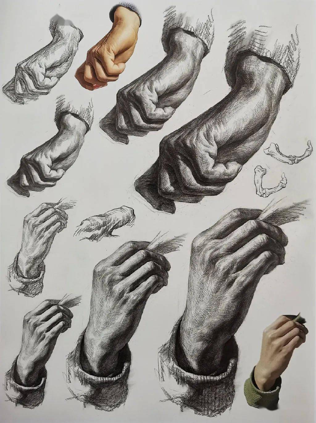 校考素描想拿高分,必须过"手"这一关!