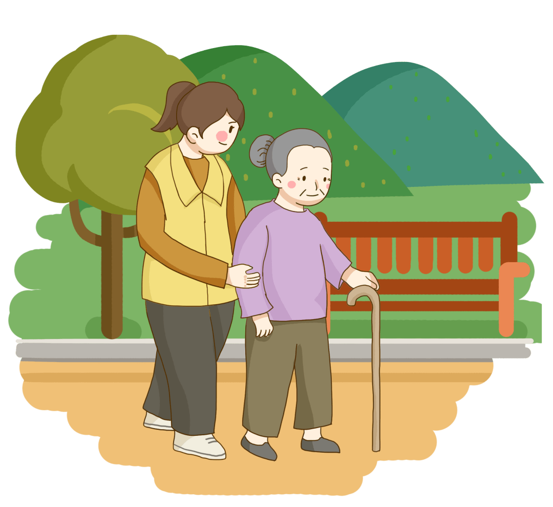 因为他们普陀的老人们倍感温暖