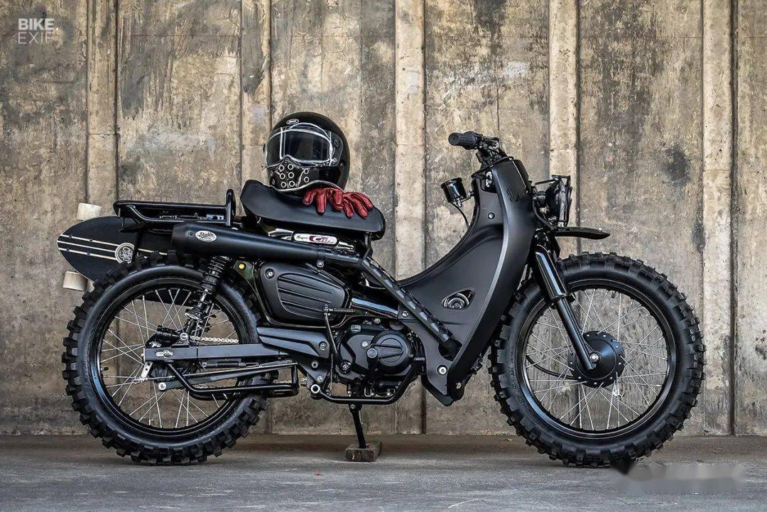 带滑板架的本田超级幼兽:honda cub | 每日一车_手机搜狐网