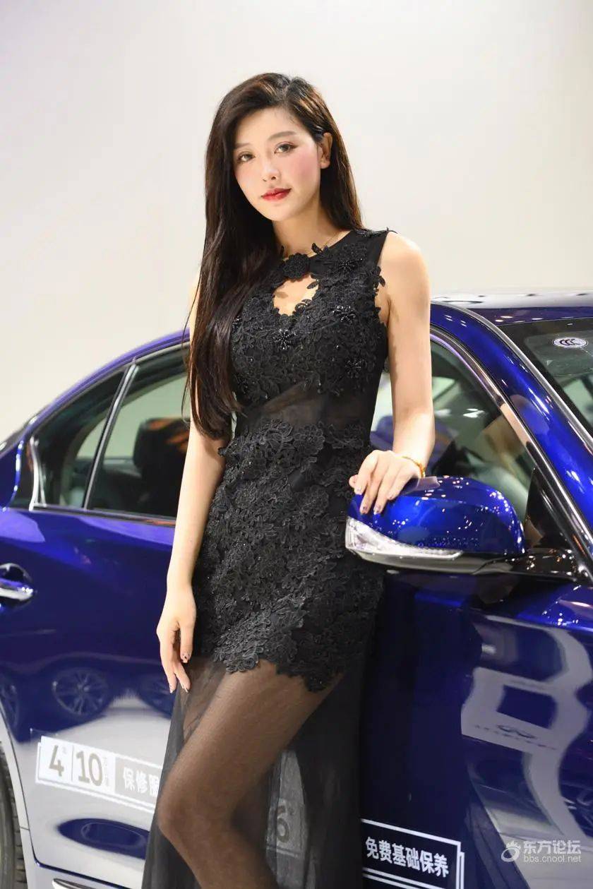 雨天走进2020宁波国际车展拍车模小姐姐