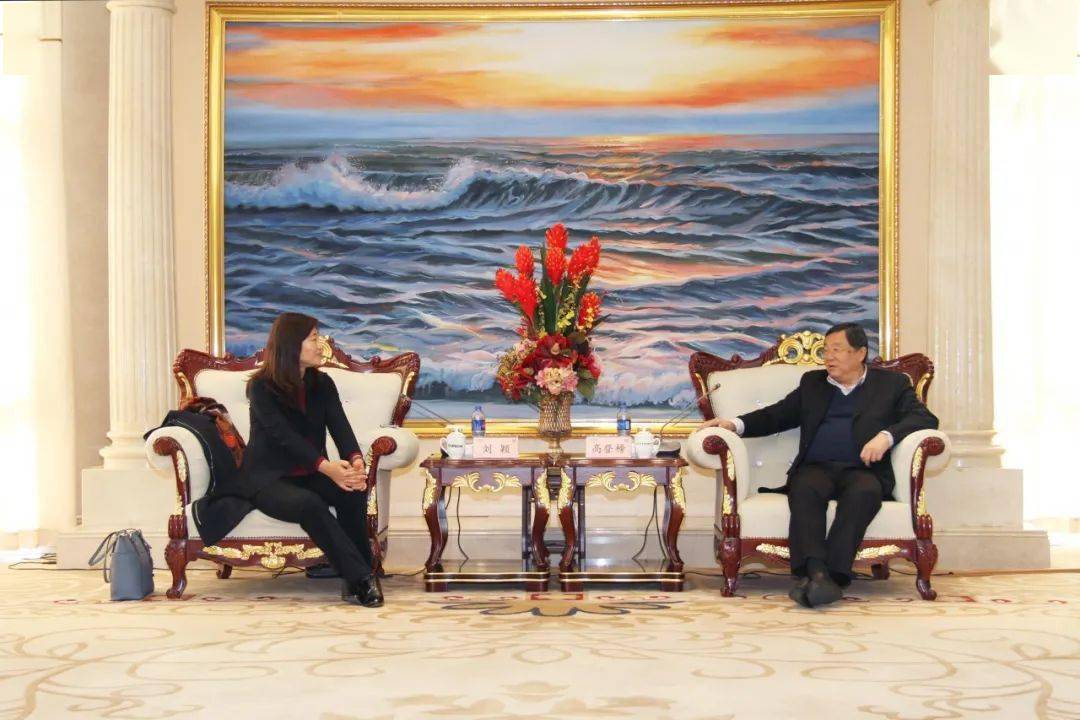 高登榜董事长会见中国电信安徽公司总经理刘颖