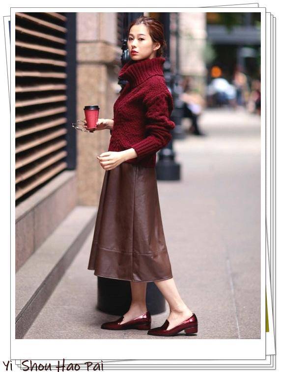 今年冬天流行穿皮裙4种颜色最受欢迎23例搭配分享