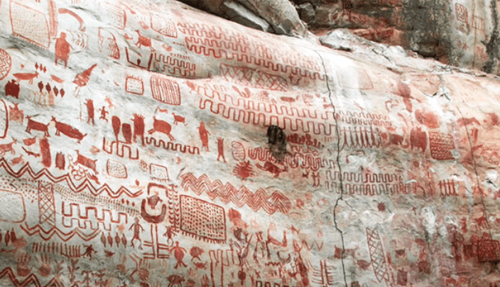 亚马逊雨林发现1万年前的人类岩画长达13公里疑似失落文明