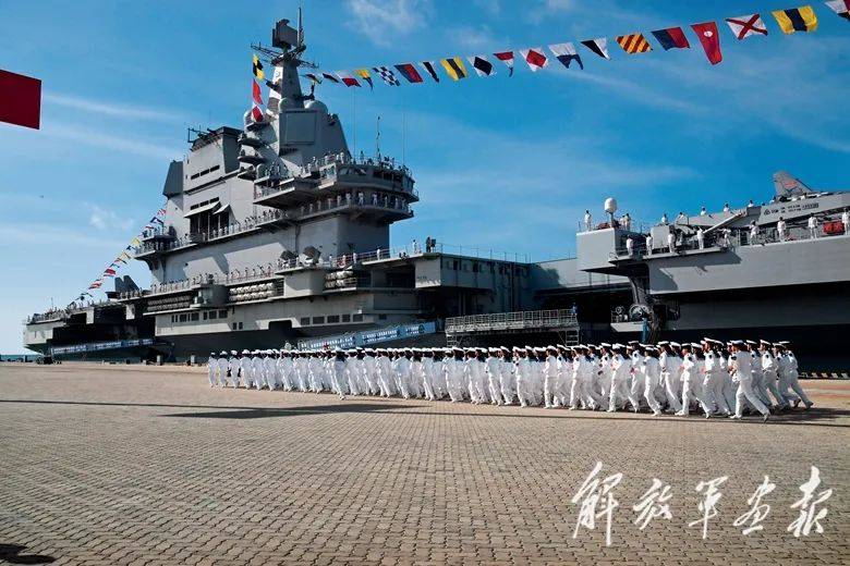 船体建造山东舰立足国内自主设计建造堪称大国重器和海军实力的象征