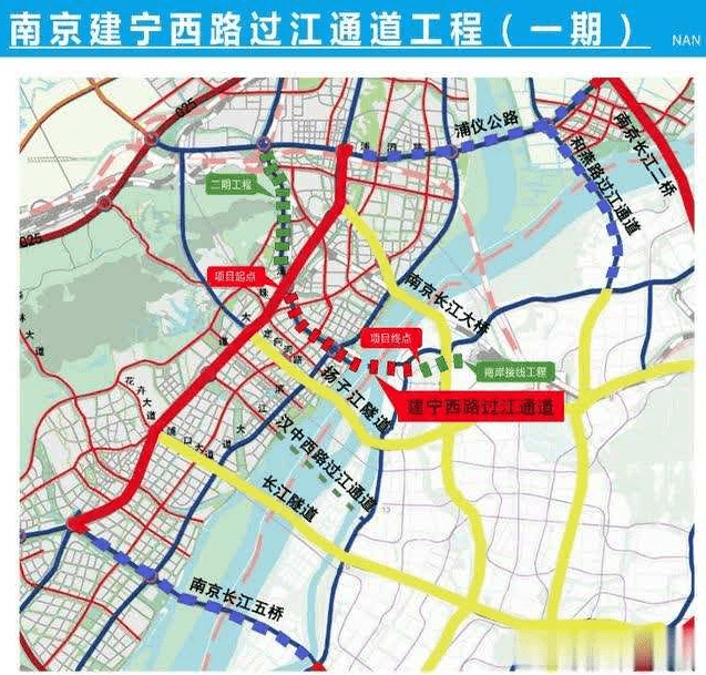 江北到建宁路仅需6分钟过江通道最新规划来了