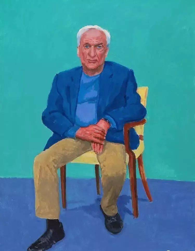 赏析| 大卫·霍克尼的肖像系列_hockney