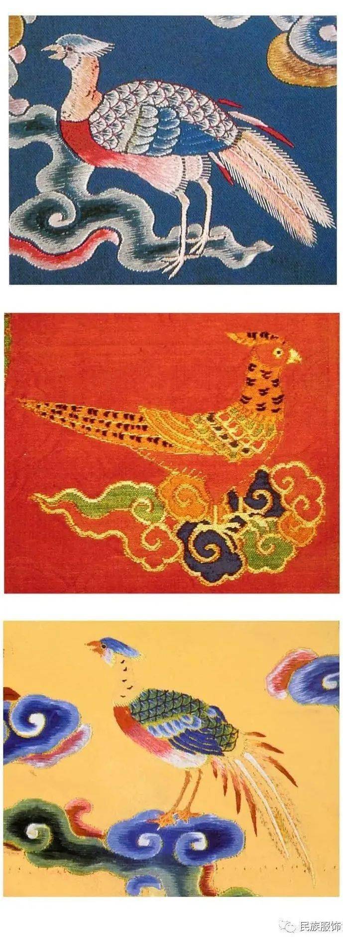 明皇帝十二章纹华虫清一品官服补子《雍正妃行乐图》如意帽 清宫旧藏