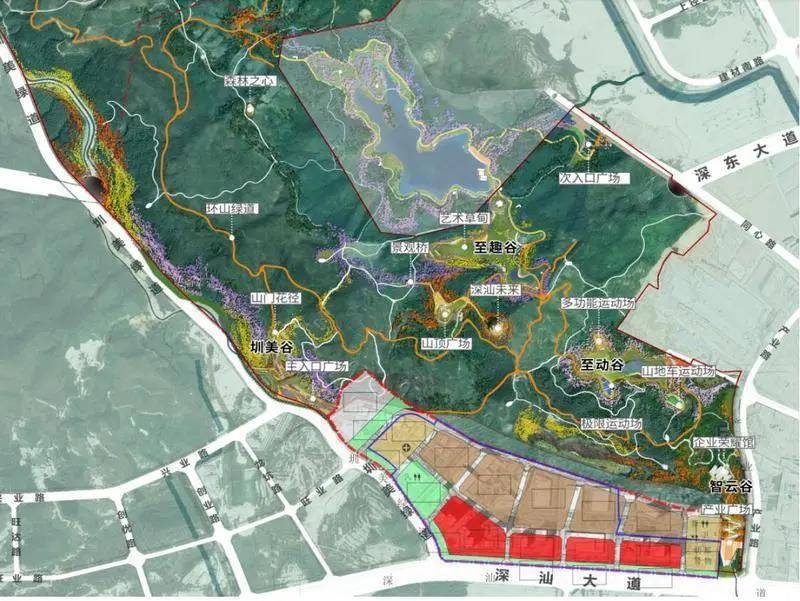 位于鹅埠片区,深汕合作区首座城市公园加紧建设