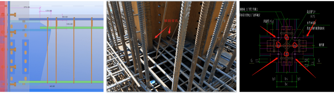 钢结构技术劲性结构中钢结构的常见节点形式与安装注意事项