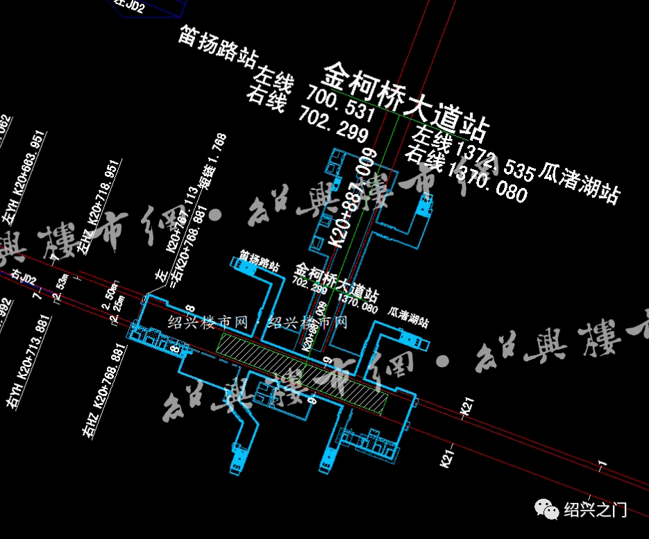 紹興地鐵1號線站名敲定大學城站叫越秀站