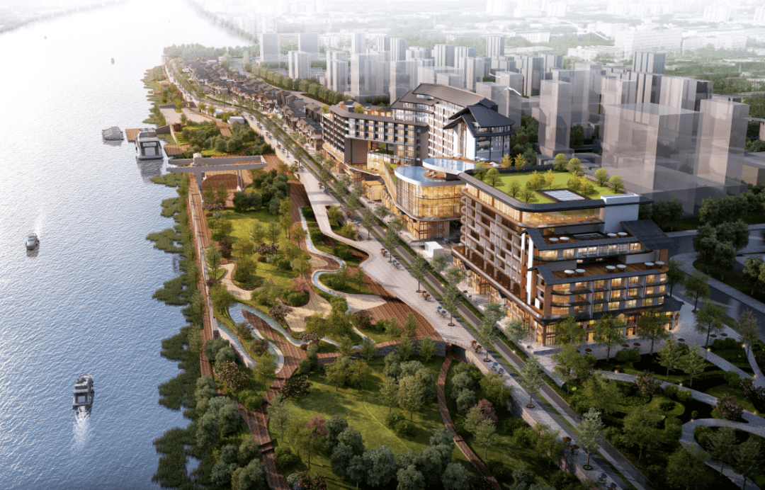 十八总湘江图湘江岸上的中国院子