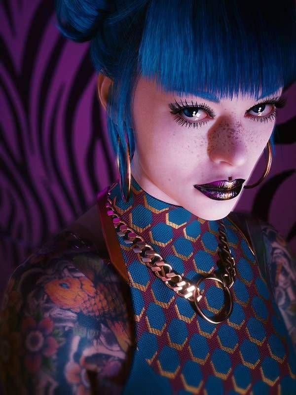 网友分享赛博朋克2077电影级截图来自朱迪的蔑视