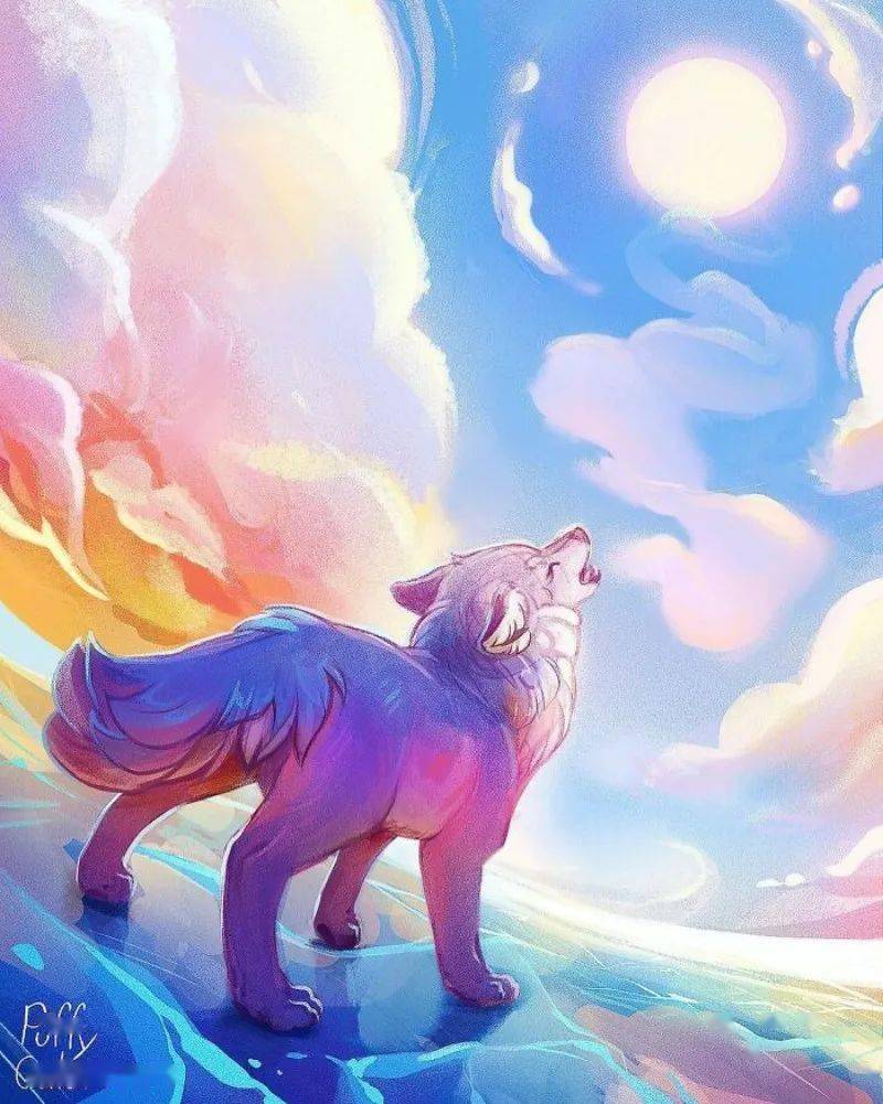 她在互联网上的使命很简单-传播欢乐-她的作品结合了可爱的动物和梦幻