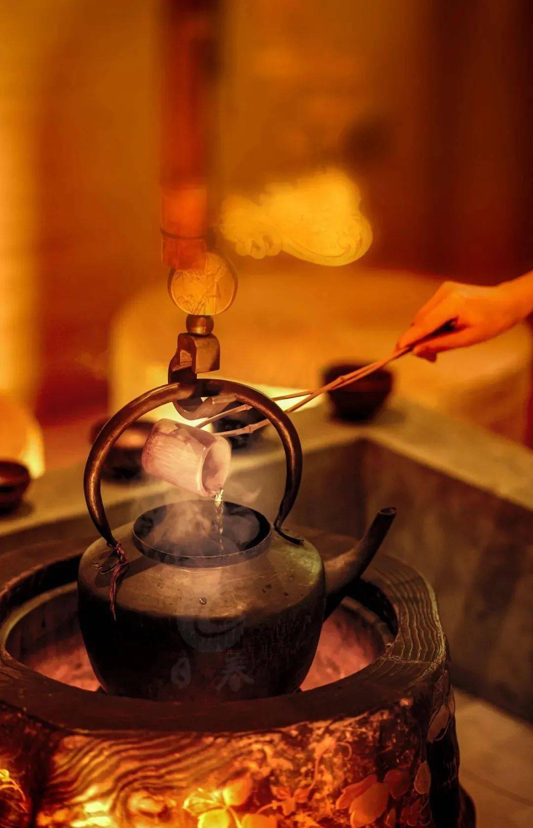 冬至隆冬忽至煮茶生暖