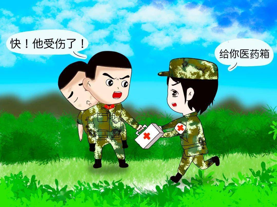 【漫畫軍營】拉練途中的那些難忘瞬間_戰友