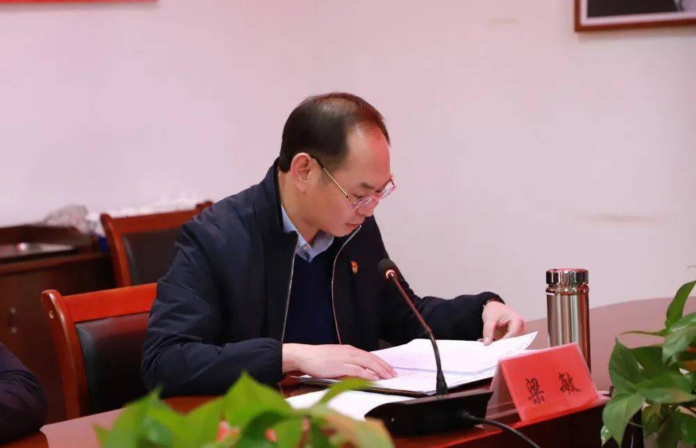 吴建平市长到我镇开展政治谈话