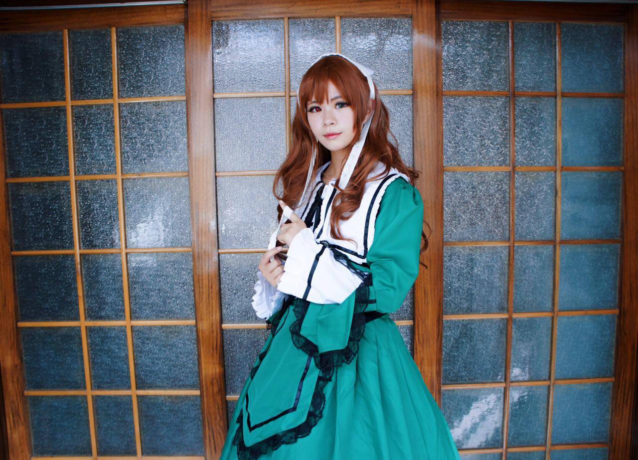 蔷薇少女翠星石cosplay