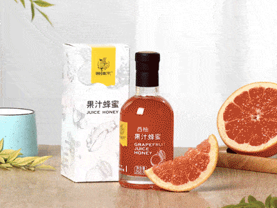 可做伴手礼的果汁蜂蜜,双重清甜,双重营养.
