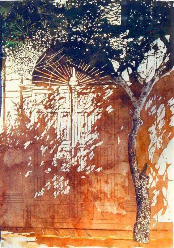 当水彩遇上光影妈呀太好看了