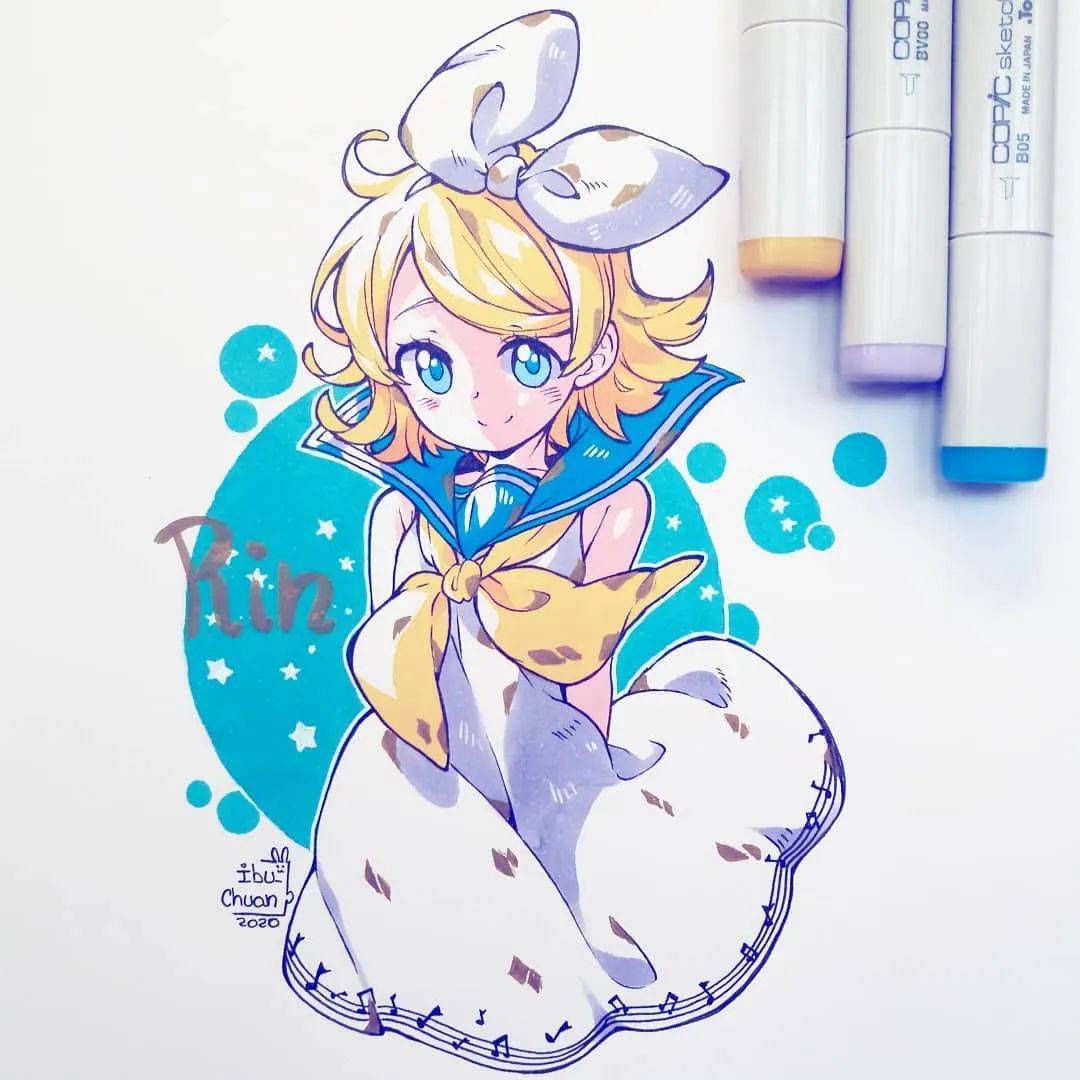 马克笔动漫这组马克笔动漫也太好看了吧值得收藏