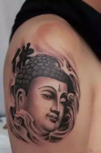 佛纹身素材