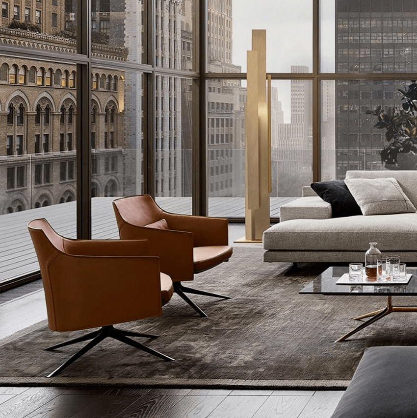 poliform丨豪华顶层公寓的家具该怎么选