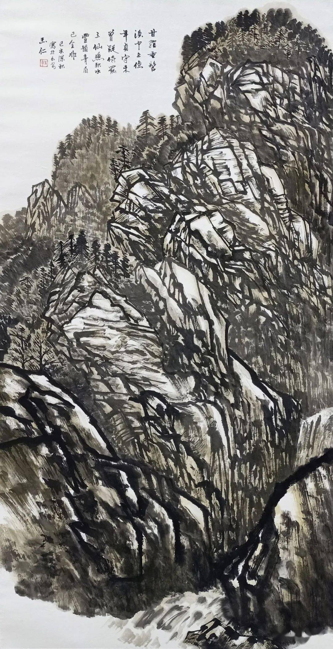 农民画家王玉仁书画展开幕