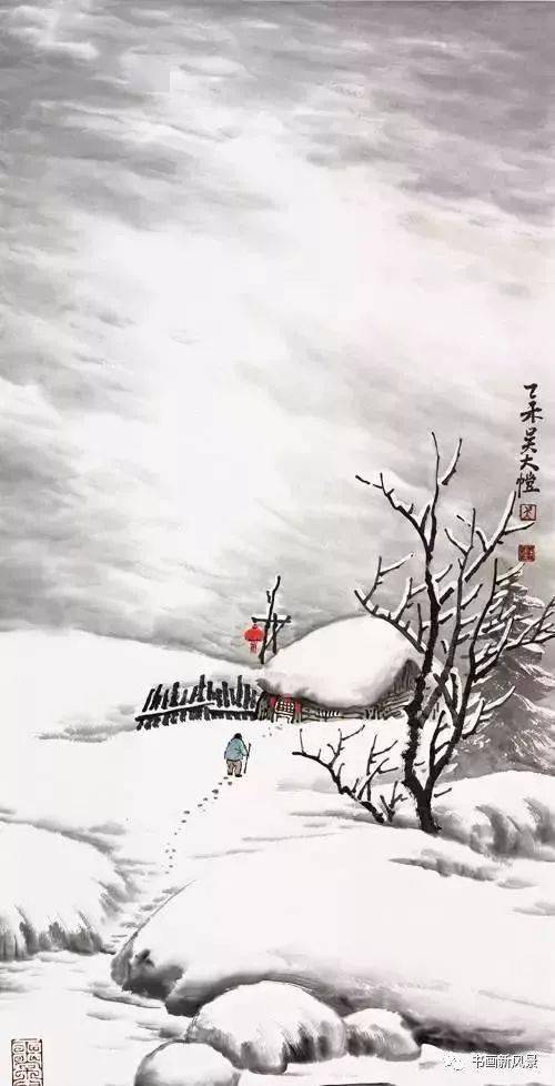 【名人名画】冬天把最温暖的36幅雪景画送给您!