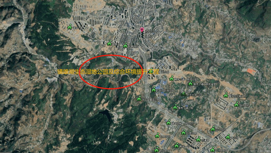 镇雄县新城区规划图图片