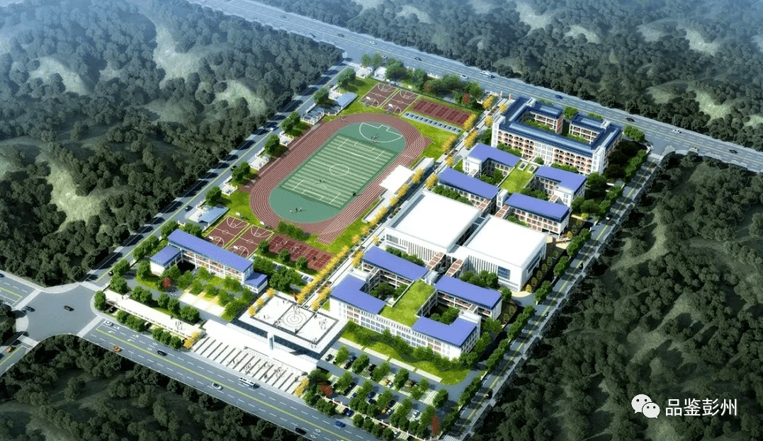 彭州一中南部新城学校图片