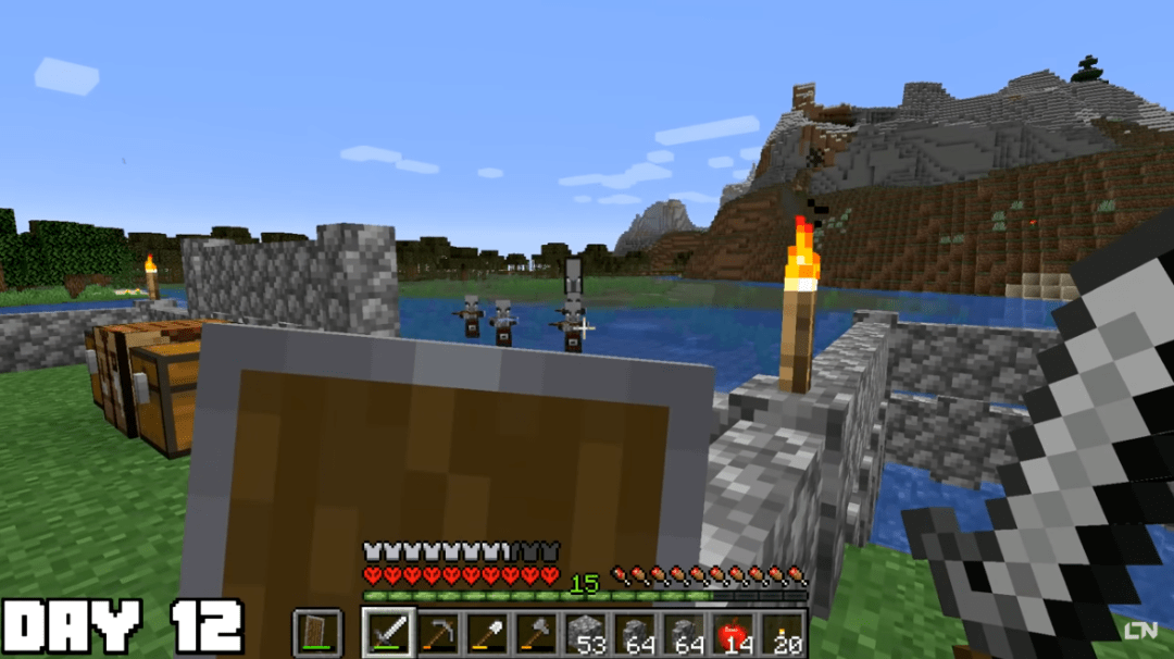 死一次就gg的《我的世界》超难模式,有人刚刚活过了2000天