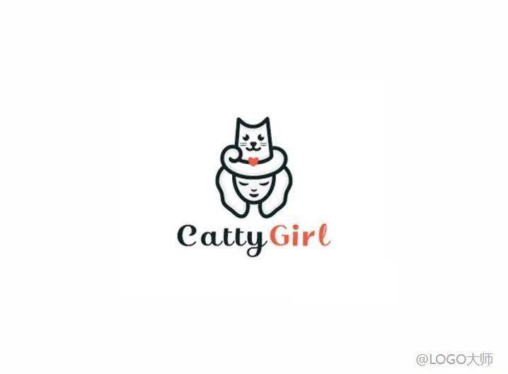 猫元素创意logo设计欣赏
