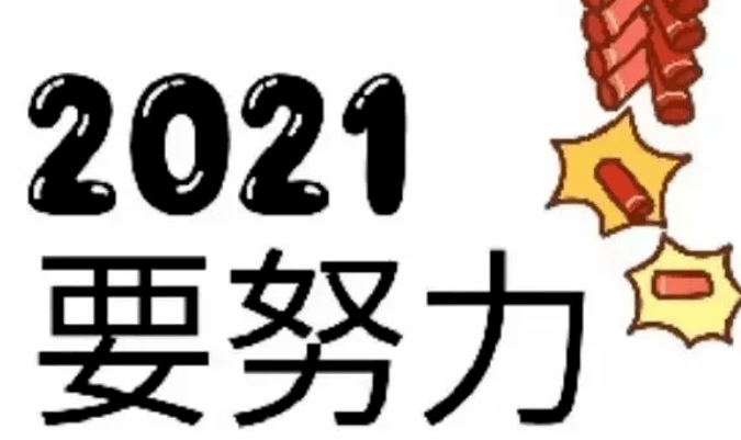 整裝待發2021年的flag你立下了嗎