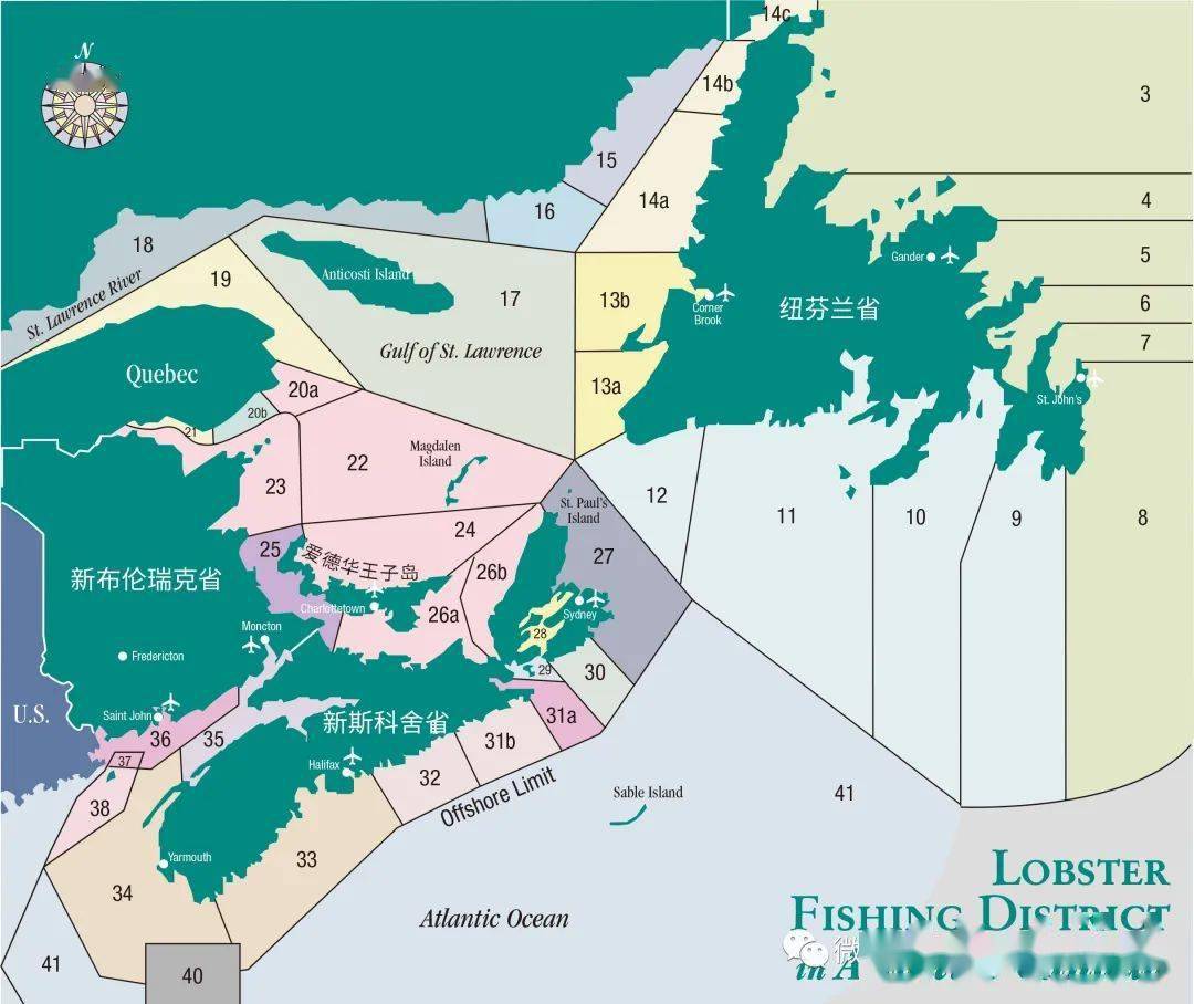 新斯科舍省地图中文版图片