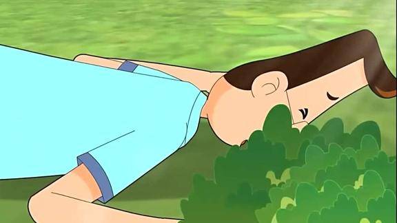 小头爸爸骑滑板车摔的四脚朝天最后趴在地上起不来