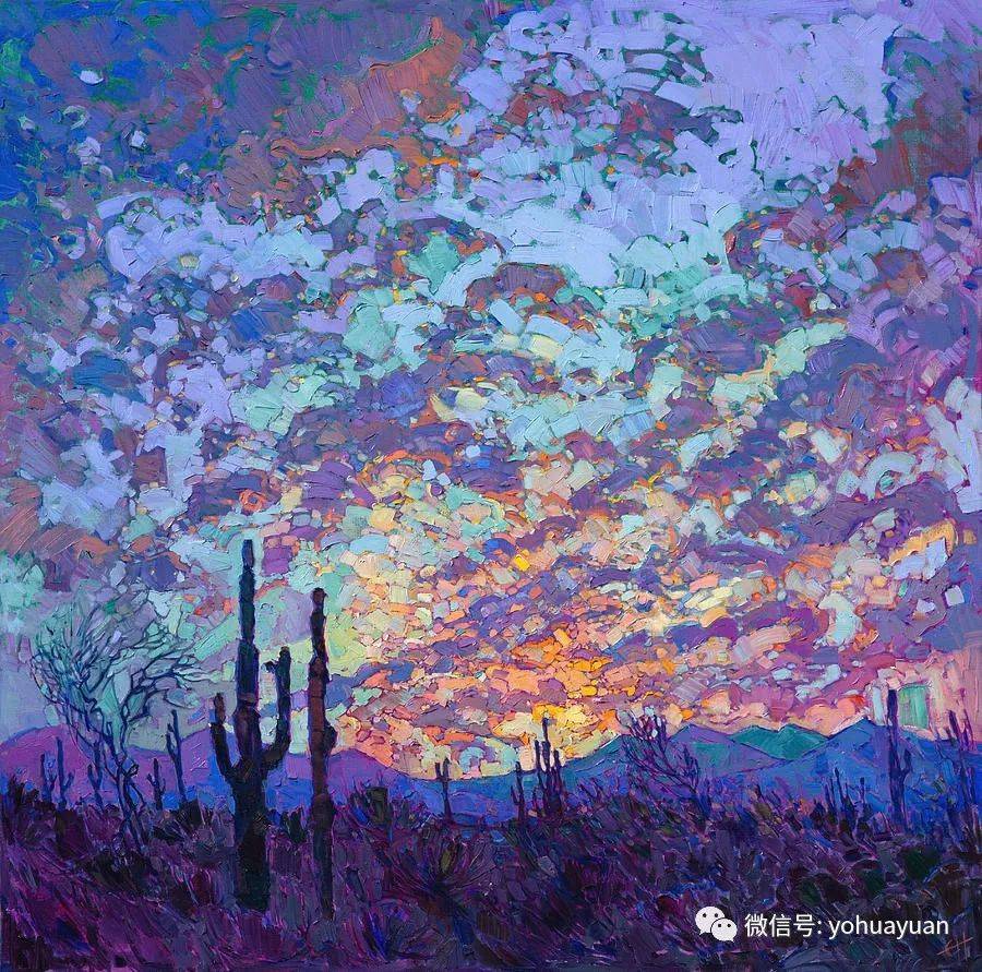 油画风景日出日落应该怎样画