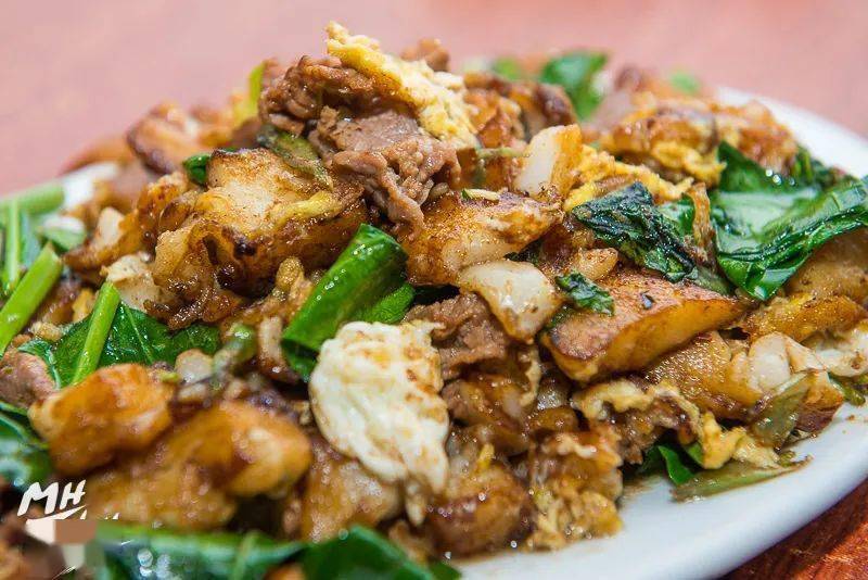 降温的2021年小编带你们尝尝棉湖花园路这道有着二十个年头的炒糕 