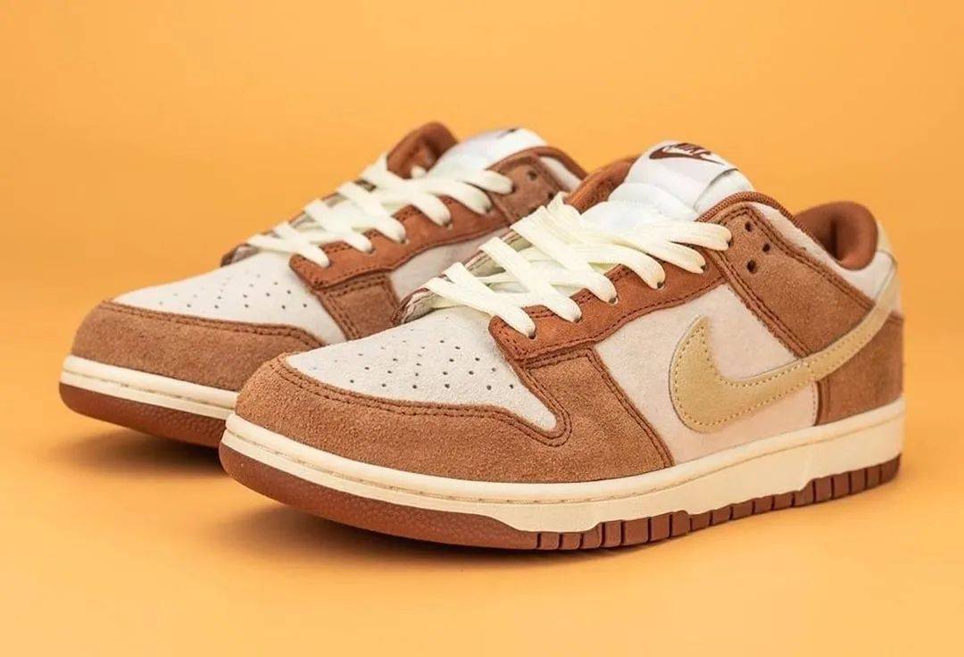 dd1390-100配色方案:sail/medium curry-fossilnike dunk low prm 