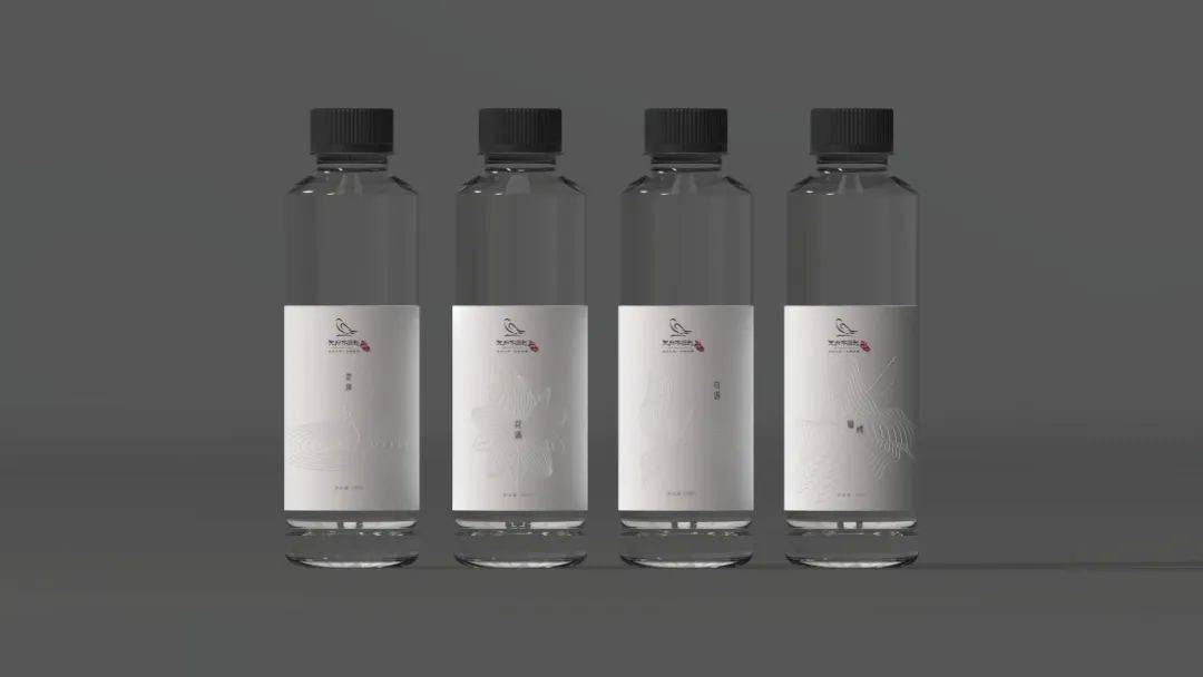 饮用水的包装设计也走贵族风了看上去也