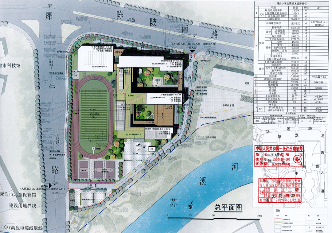 锦上添花龙岩城区又一座小学开工