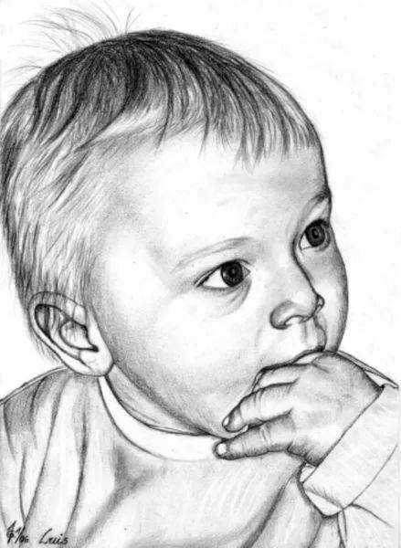 小孩头像不难画,只要了解这些知识,写生就不会丑爆了_素描